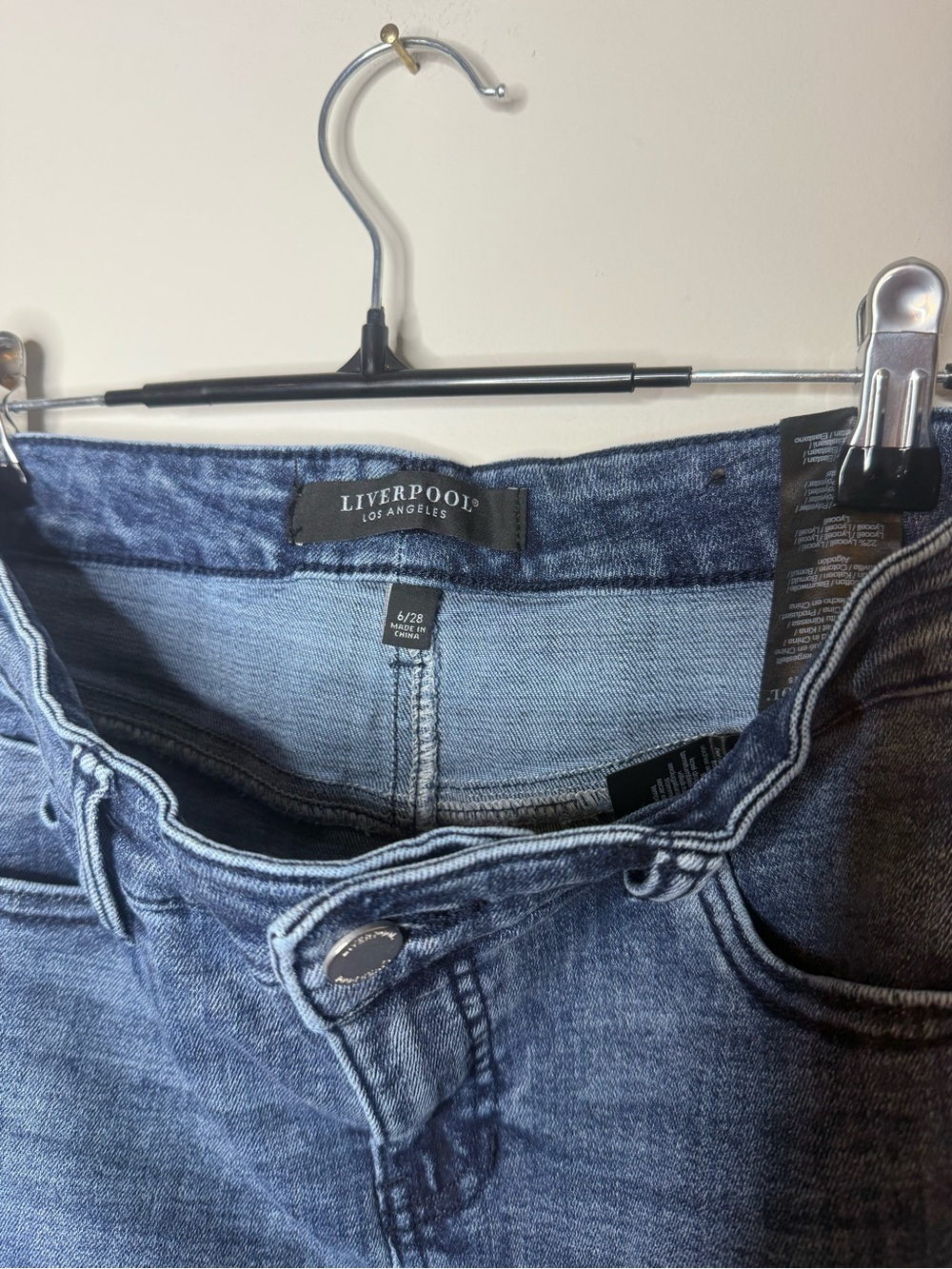 Liverpool Denim Maxi Skirt - Dark Blue - Picture 6 of 6
